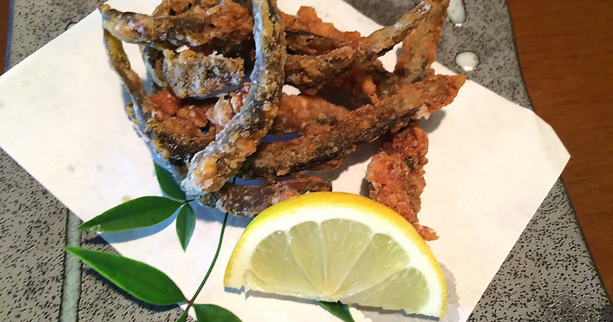 どじょうの唐揚げ